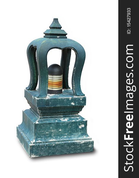 A thailand stone lantern