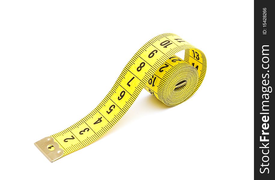 Yellow measuring tape