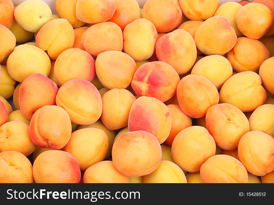 Background of fresh apricot Color image. Background of fresh apricot Color image