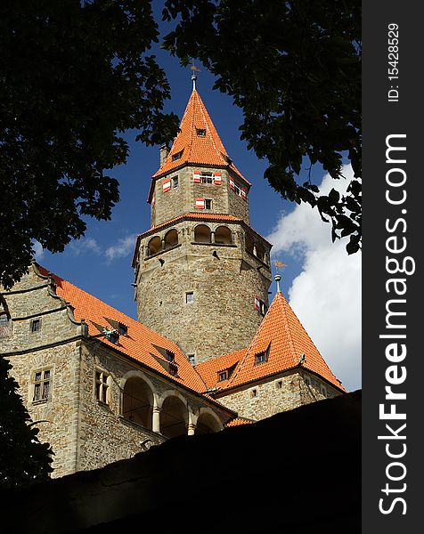 Splendid medieval castle - Bouzov Castle, Czech republic