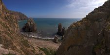 Boulder Beach, Cabo Da Roca. Royalty Free Stock Images Boulder Beach, Cabo Da Roca. Royalty Free Stock Images