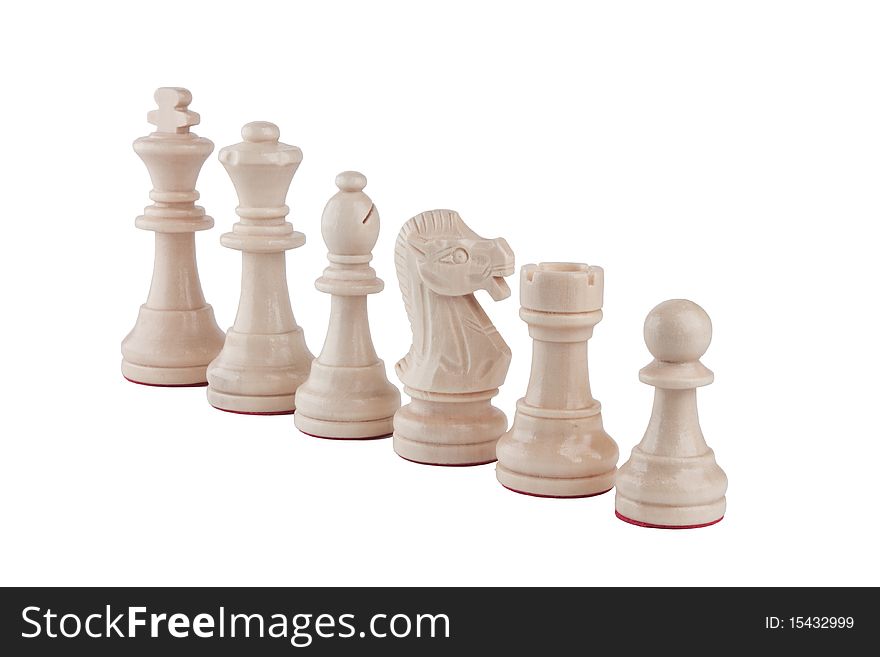 Chess Pieces Isolated