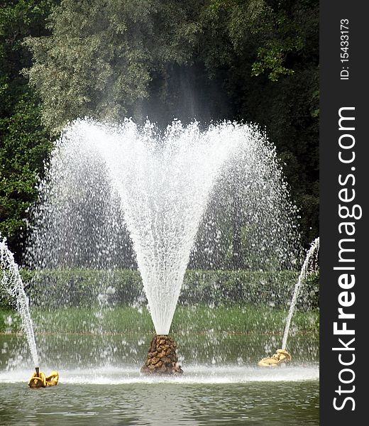 Fountain in Petergof park, Saint-Petersburg, Russia. Fountain in Petergof park, Saint-Petersburg, Russia