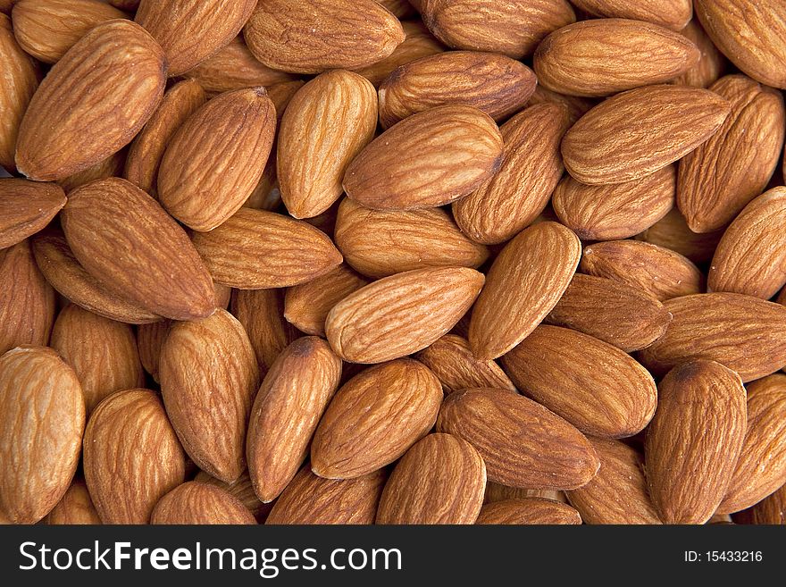 Almonds nut background for cooking. Almonds nut background for cooking