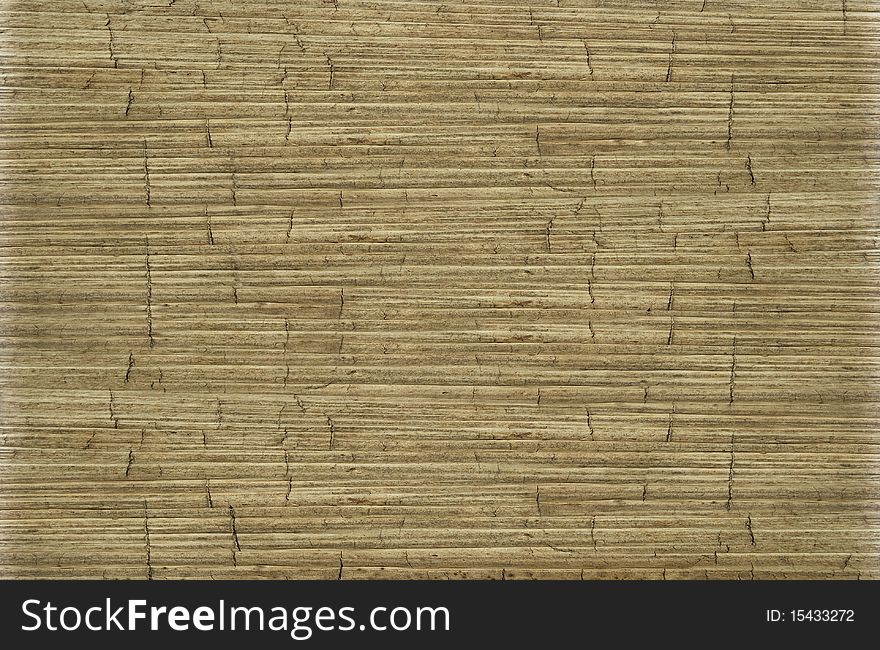 Old Ribbed Cracked Coconut Paper Background
