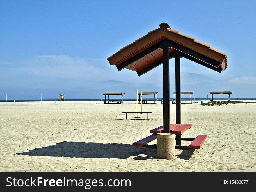 Deserted waterfront, Coronado Island, San Diego, California, USA. Deserted waterfront, Coronado Island, San Diego, California, USA