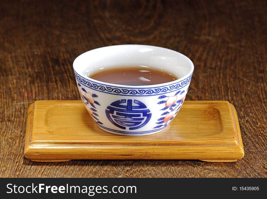 Chinese traditional tea cup on a table. Chinese traditional tea cup on a table