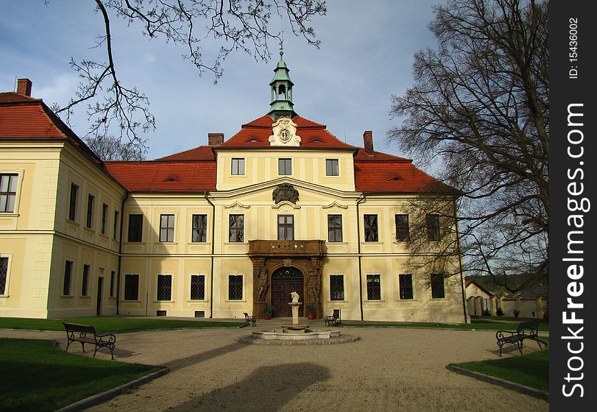 Mirosov castle in the Czech republic. Mirosov castle in the Czech republic