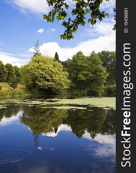 Lake and Gardens at Forde Abbey, Dorset