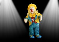 Figure Funny Little Clown Stock Images Figure Funny Little Clown Stock Images