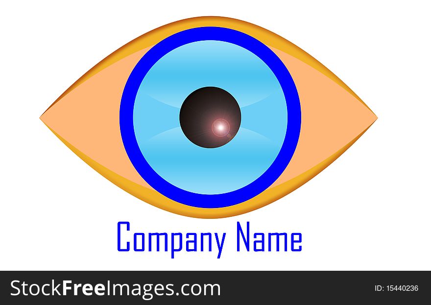 Logo for eye hospital and eye care centre. Logo for eye hospital and eye care centre