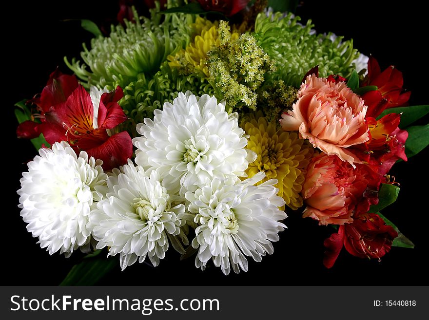 A bouquet of flowers given on mothers day