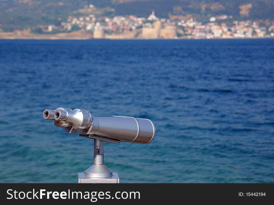 Binocular For Looking Over The Sea