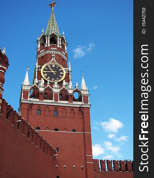 Building of Kremlin is in city Moscow, Russia. Building of Kremlin is in city Moscow, Russia