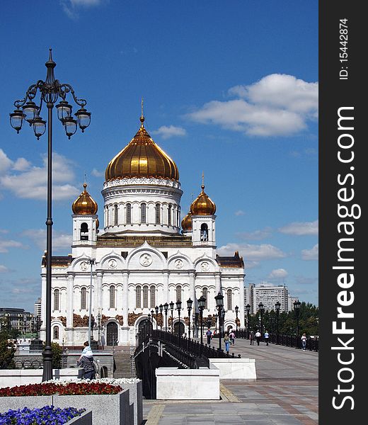 Christ Our Savior Cathedral in Moscow Russia