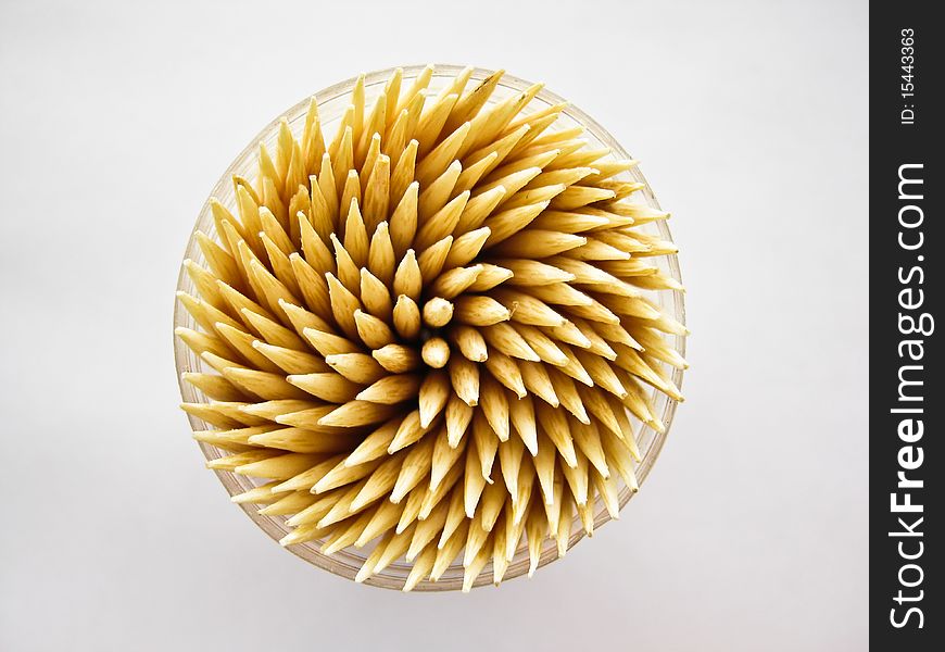 Toothpick in a Circle box