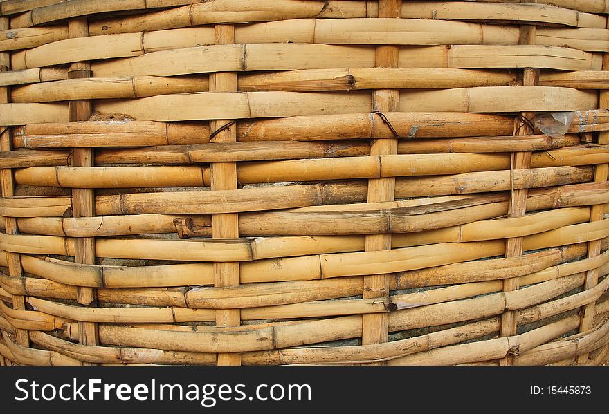 Bamboo Basket, Bamboo weave pattern