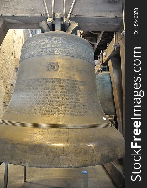 Large Carillon In Mechelen Cathedral