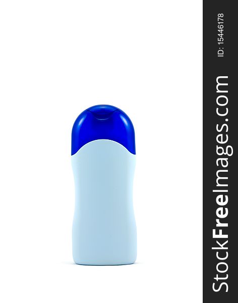 Blue Shower Gel Bottle