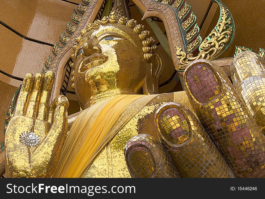 Buddha Figure Sitting, Tah Muang, Thailand. Buddha Figure Sitting, Tah Muang, Thailand