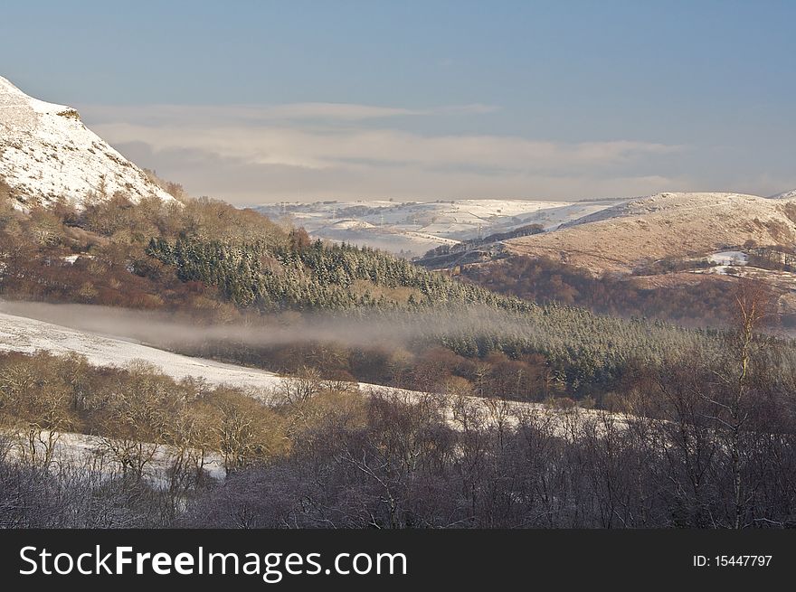 Valley Cloud In Winter