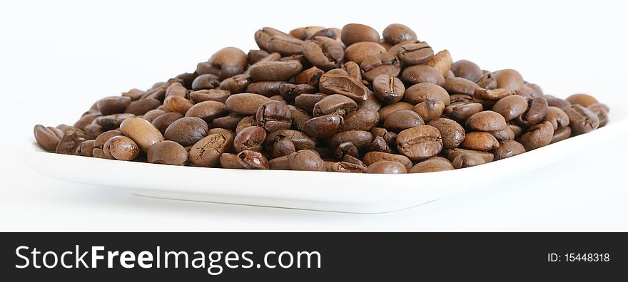 Many Brown Roasted Coffee Beans