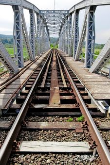 Old Railway Bridge Stock Photography