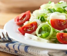 Rice Salad With Vegetables Royalty Free Stock Photo Rice Salad With Vegetables Royalty Free Stock Photo