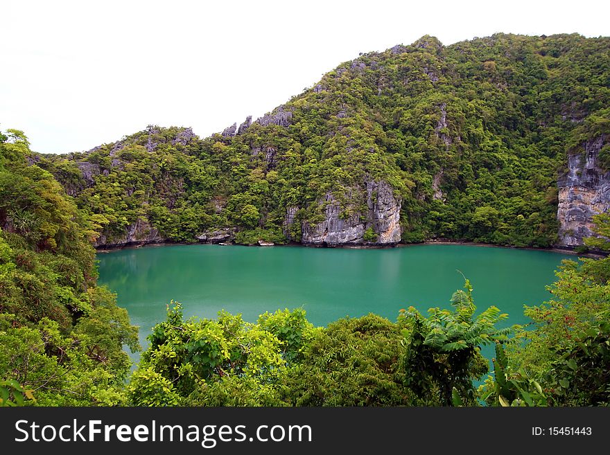 Emerald Laggon at Samui Island south of Thailand