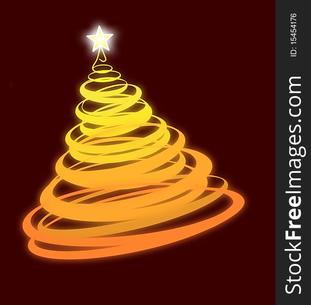 Glowing Christmas Tree