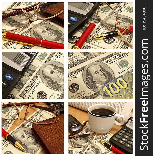 Concept close-up money dollars background. Concept close-up money dollars background