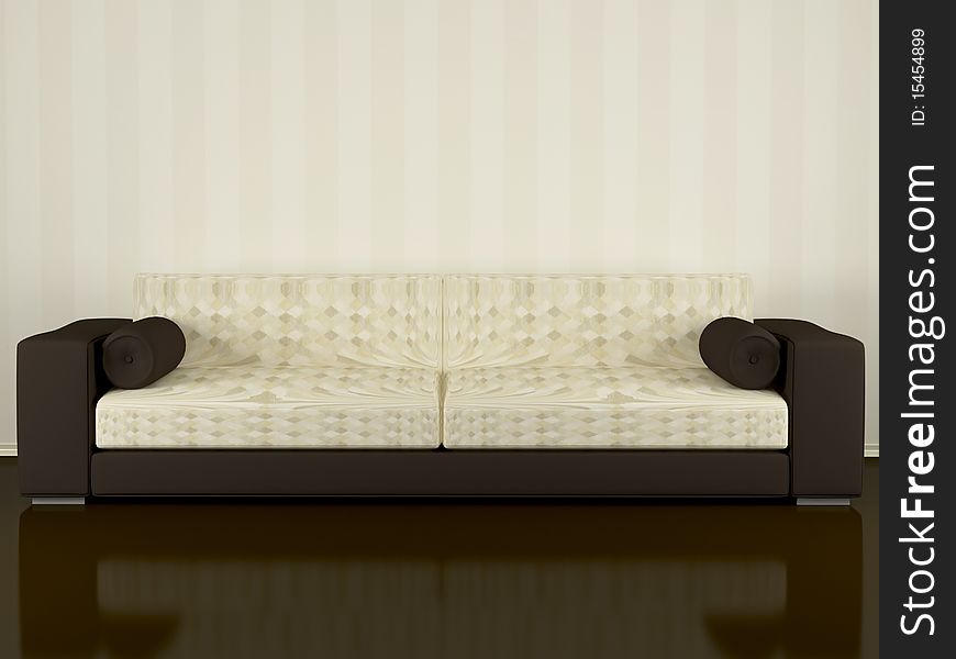 Modern Brown Sofa Indoor