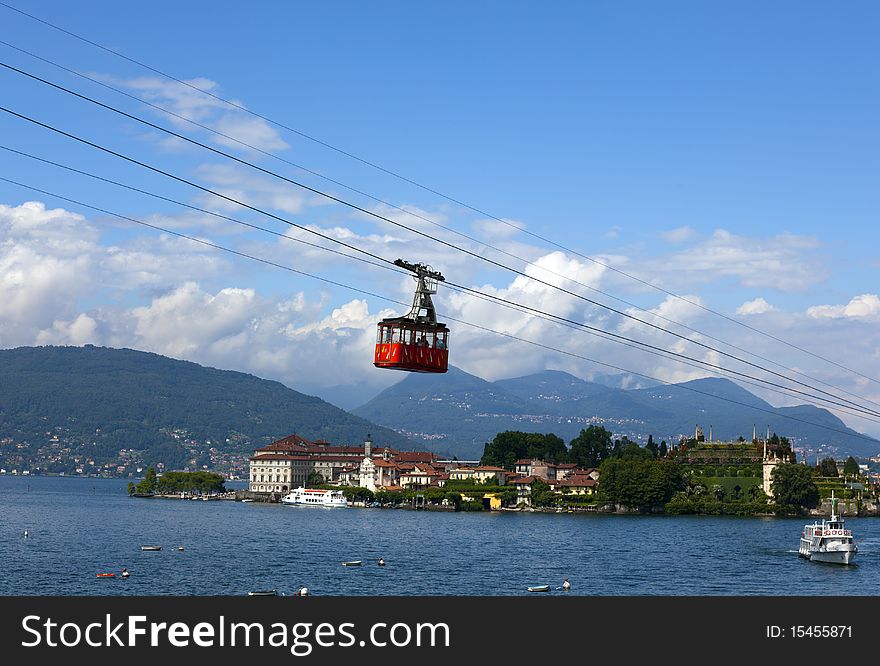 View over the lage maggiore. View over the lage maggiore