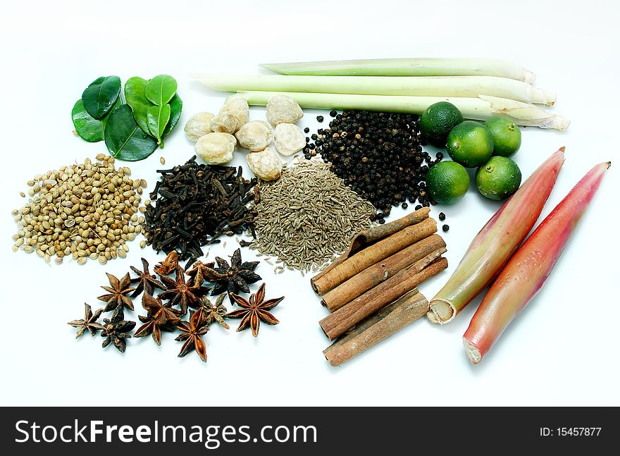 A group of healthy herbs. A group of healthy herbs