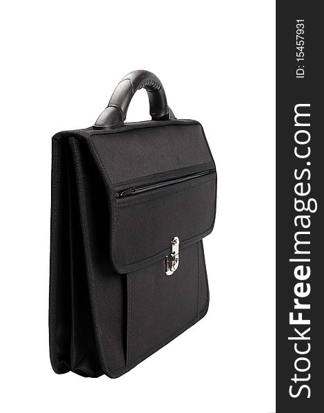 Black briefcase