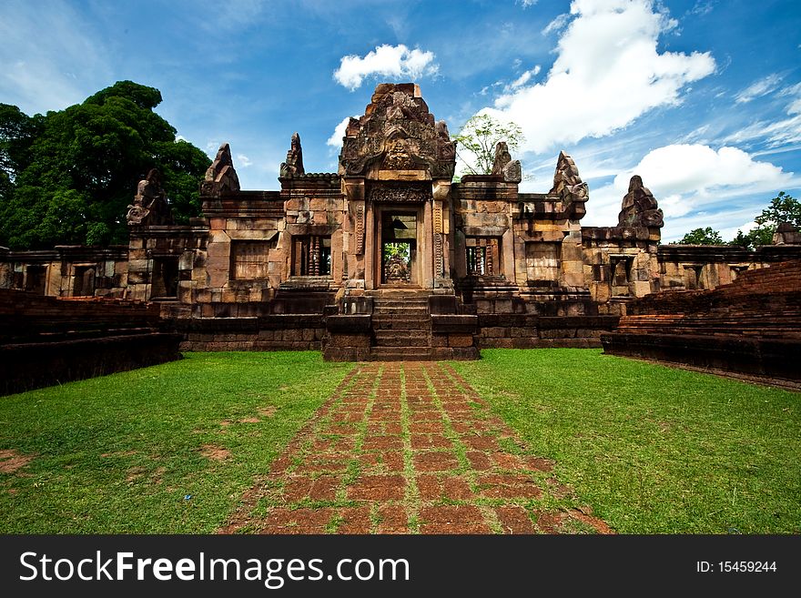 Ancient temple of muangtum, thailand. Ancient temple of muangtum, thailand