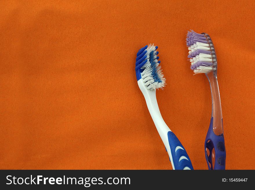 Toothbrushes Flirting in The Bathroom. Toothbrushes Flirting in The Bathroom