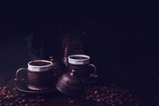 Turkish Style Coffee Royalty Free Stock Image