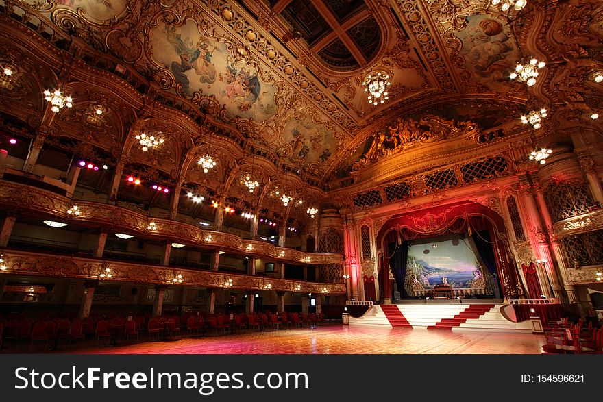 Here is a photograph taken from Blackpool Tower Ballroom. Located in Blackpool, Lancashire, England, UK.