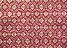 Pattern Style Thai Silk Stock Image