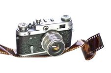 Retro Film Camera Stock Photography
