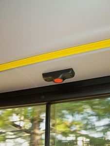 Stop The Bus Button Stock Photo Stop The Bus Button Stock Photo