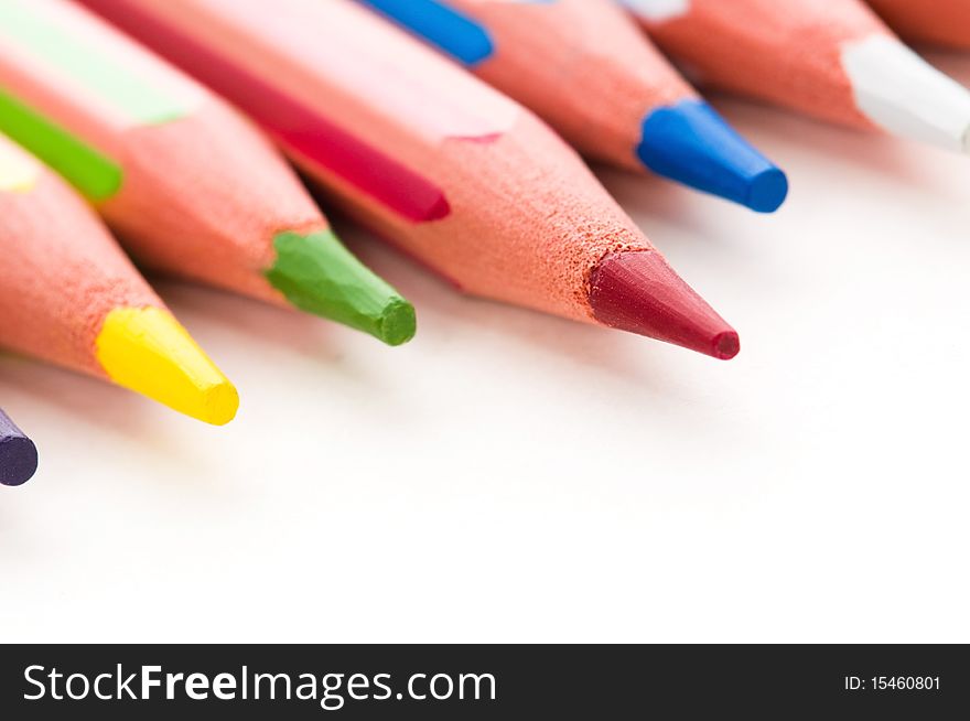 Collection of colorful pencils