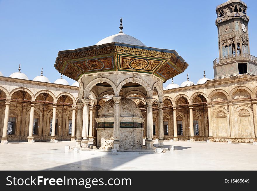 A famous mosque in Cairo,Egypt