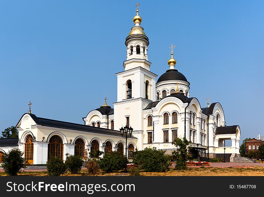 The temple of Archangel Michael located in village Merkushino of Verhotursky district