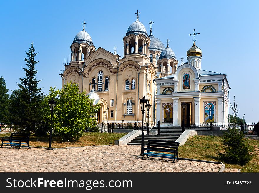 Man's Piously-Nikolaev monastery â€” the largest and old in Ural Mountains a man's monastery which has been based in 1604. Man's Piously-Nikolaev monastery â€” the largest and old in Ural Mountains a man's monastery which has been based in 1604.