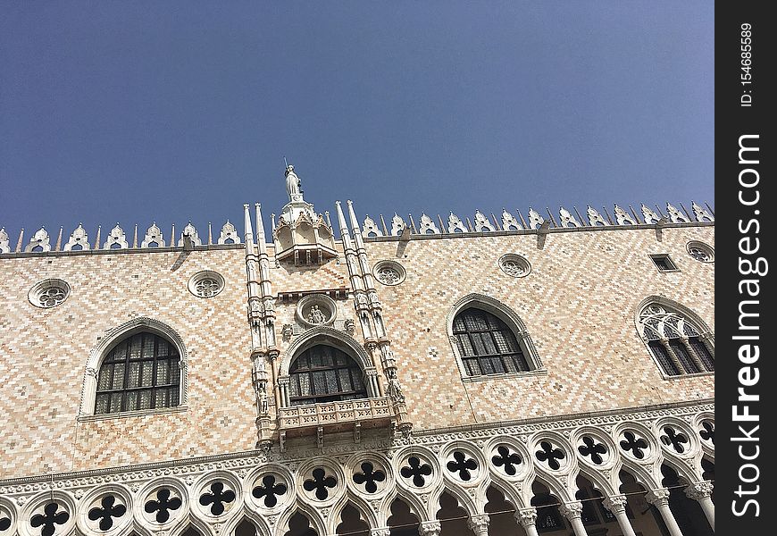 The Doge&#x27;s Palace &#x28;Palazzo Ducale&#x29; is one of the main landmarks of Venice. The palace, built in Venetian Gothic style, was the residence of the Doge of Venice, the supreme authority of the former Republic of Venice, and opened as a museum in 1923. Today, it is one of the 11 museums run by the Fondazione Musei Civici di Venezia.