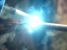 Welding Metal Process Royalty Free Stock Photo Welding Metal Process Royalty Free Stock Photo