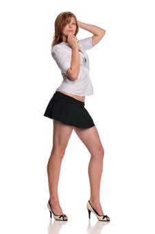 Young Blond Model Posing Stock Photography Young Blond Model Posing Stock Photography