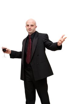 Business Man In Suit Stock Photography